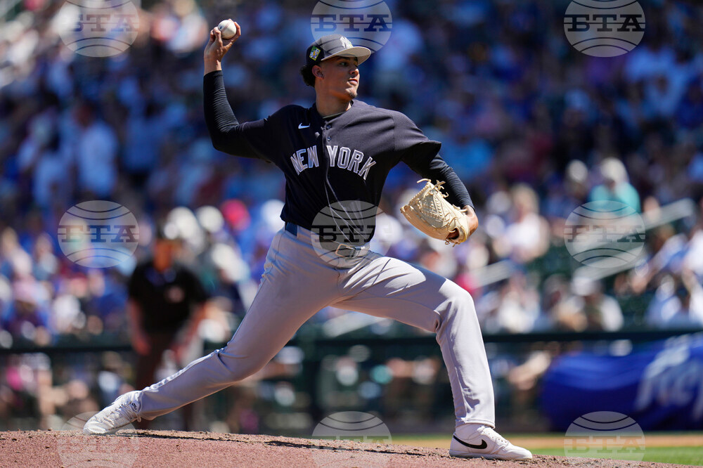 Yankees Cubs Spring Baseball