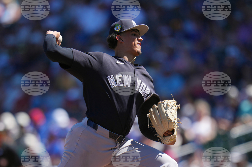 Yankees Cubs Spring Baseball
