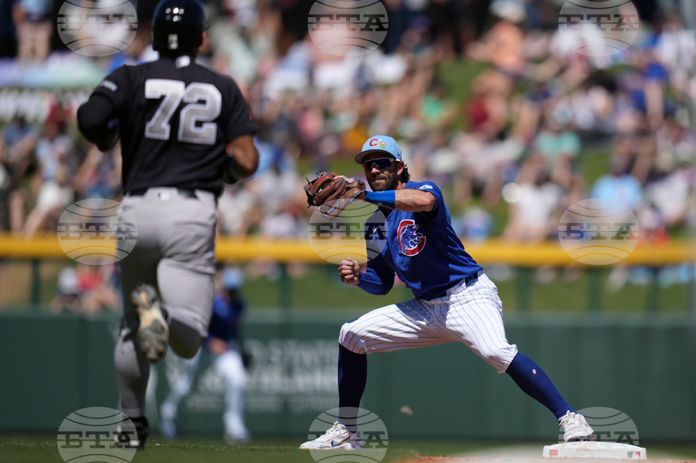 Yankees Cubs Spring Baseball