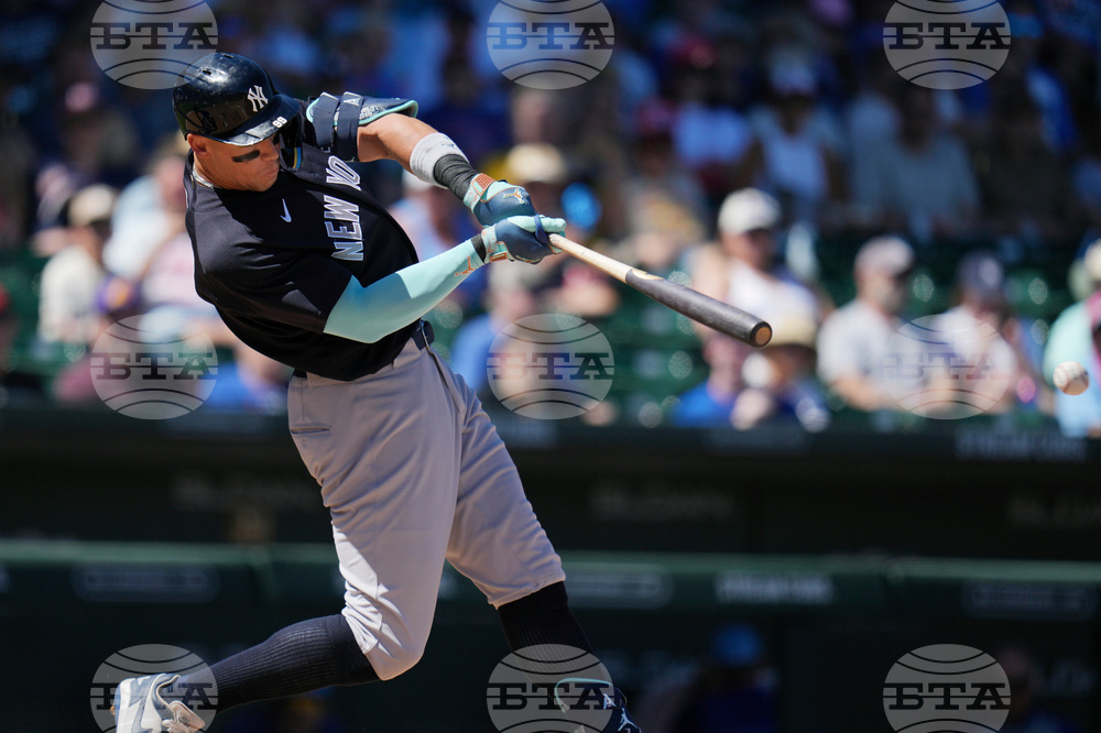Yankees Cubs Spring Baseball