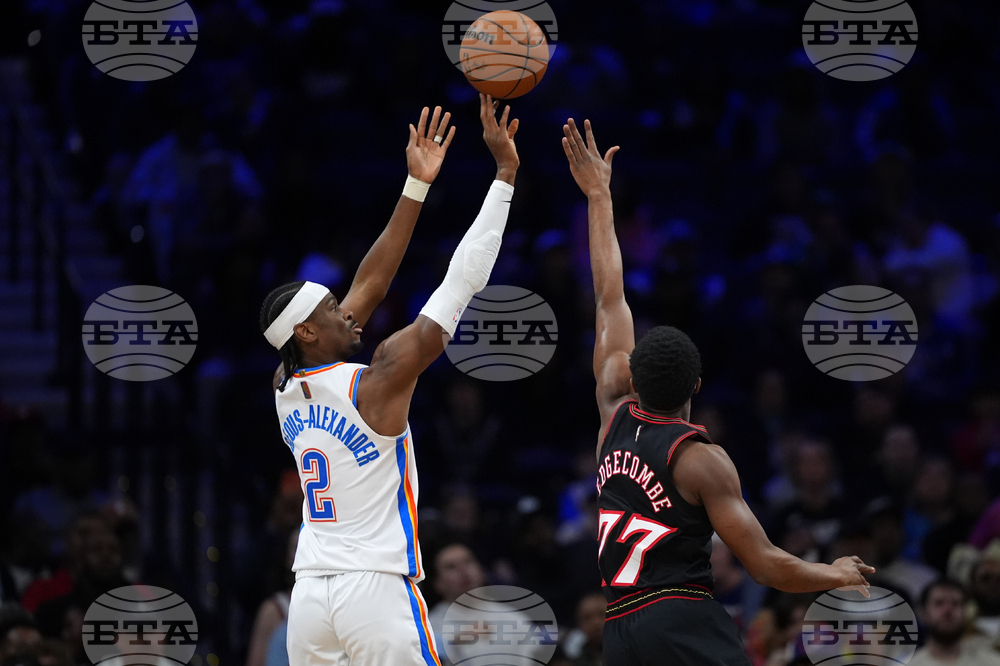 Thunder 76ers Basketball