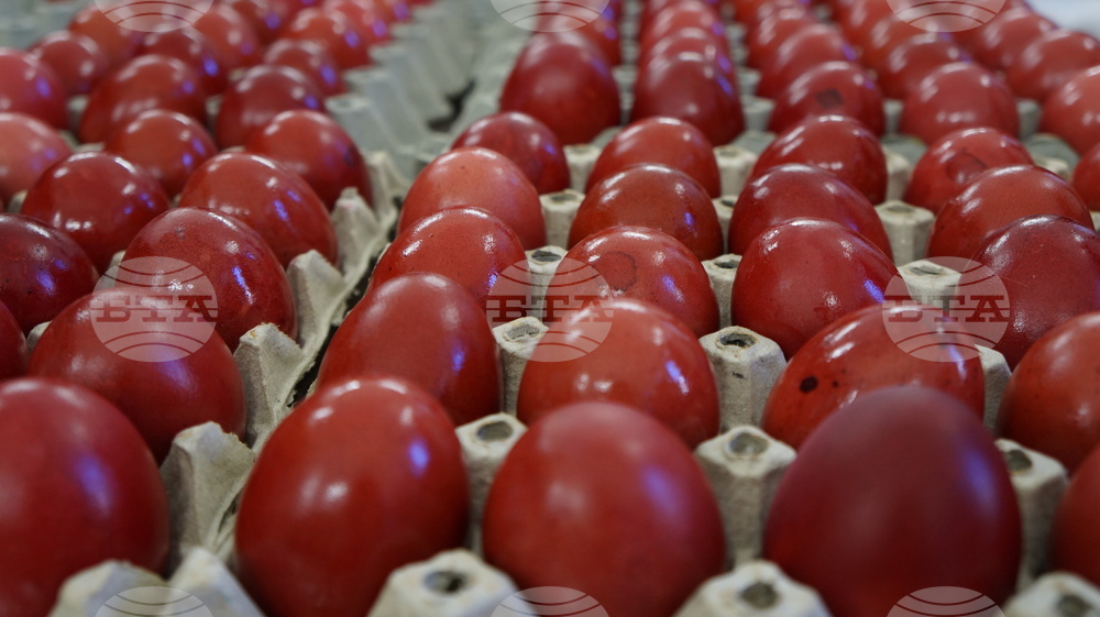 Бачковски манастир - Велики четвъртък - яйца