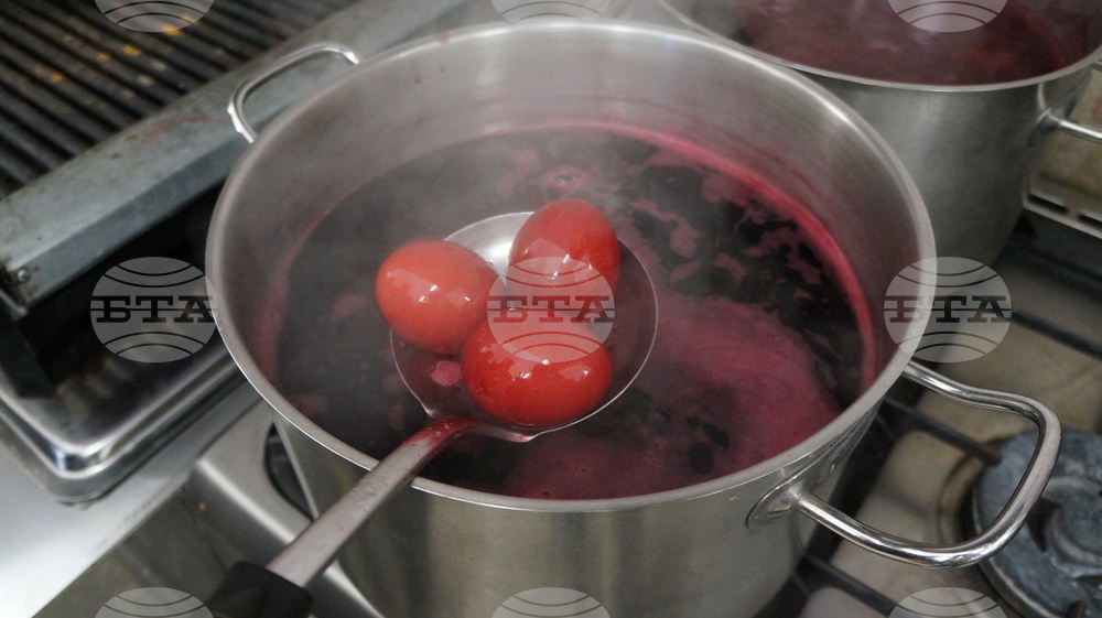 Бачковски манастир - Велики четвъртък - яйца