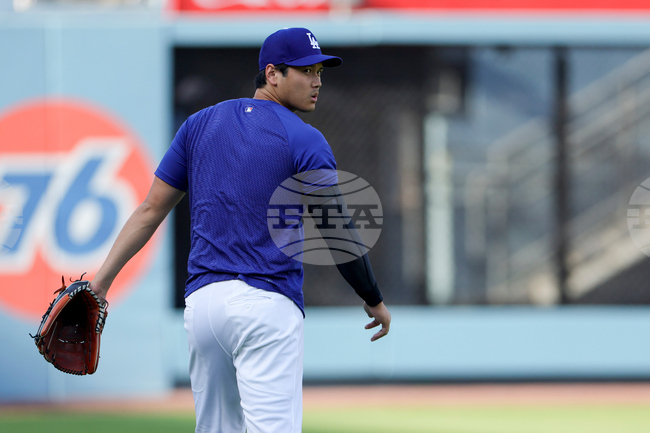 Angels Dodgers Baseball