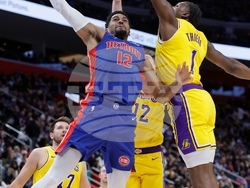 Lakers Pistons Basketball