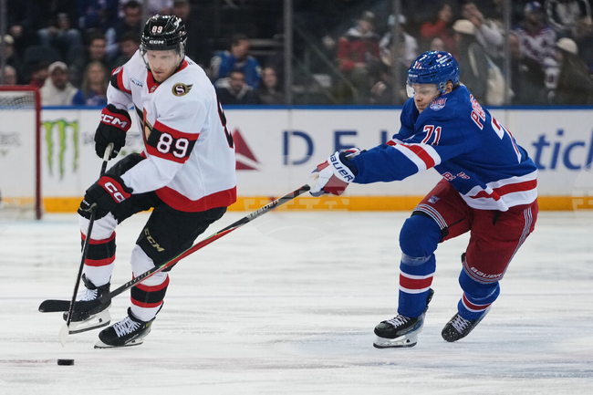 Senators Rangers Hockey