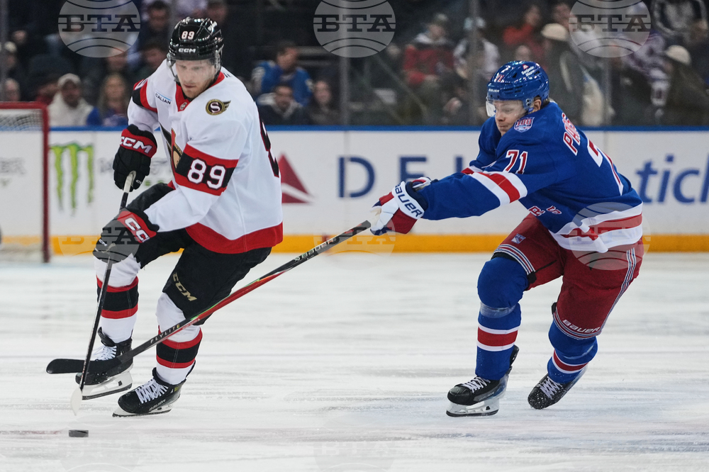 Senators Rangers Hockey