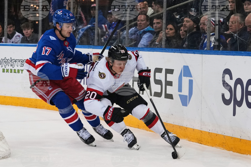 Senators Rangers Hockey