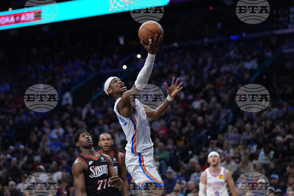 Thunder 76ers Basketball