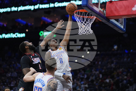 Thunder 76ers Basketball
