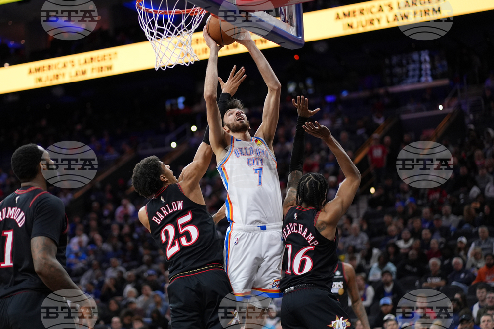 Thunder 76ers Basketball