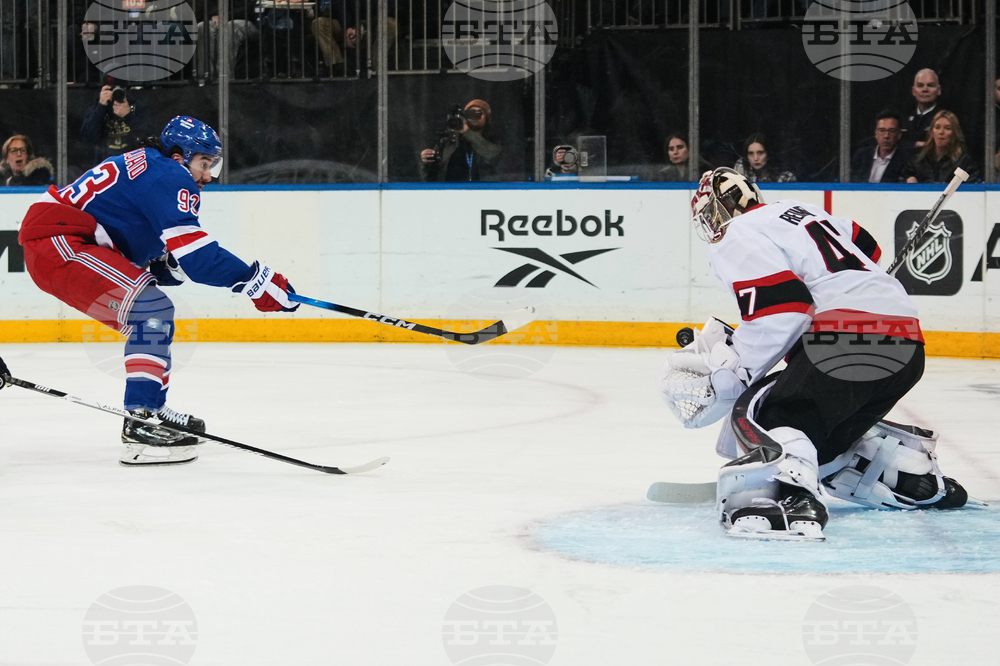 Senators Rangers Hockey