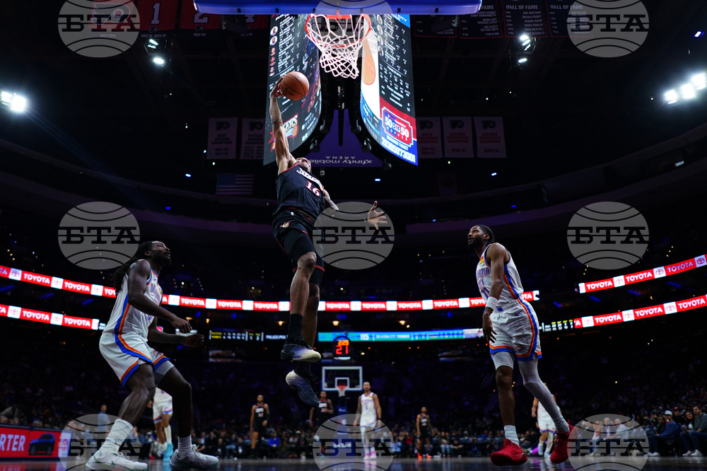 Thunder 76ers Basketball