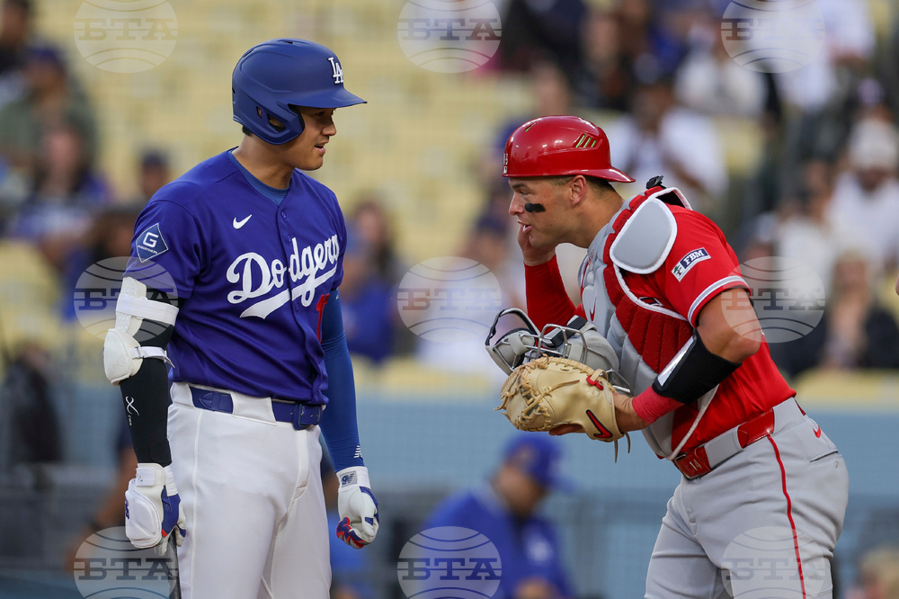 Angels Dodgers Baseball