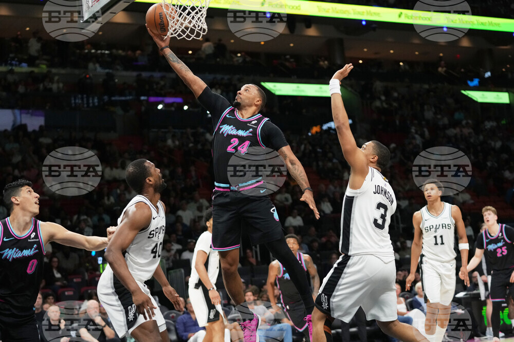 Spurs Heat Basketball