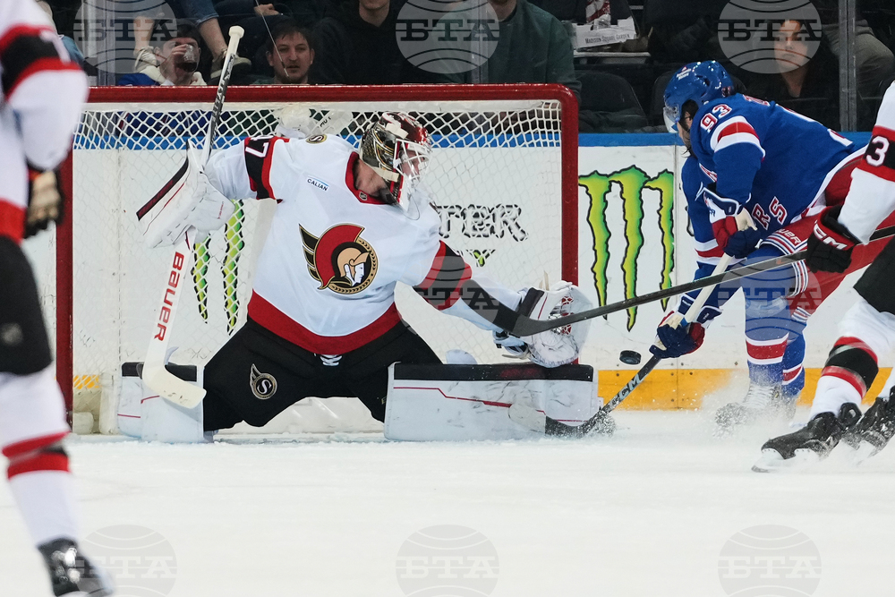 Senators Rangers Hockey