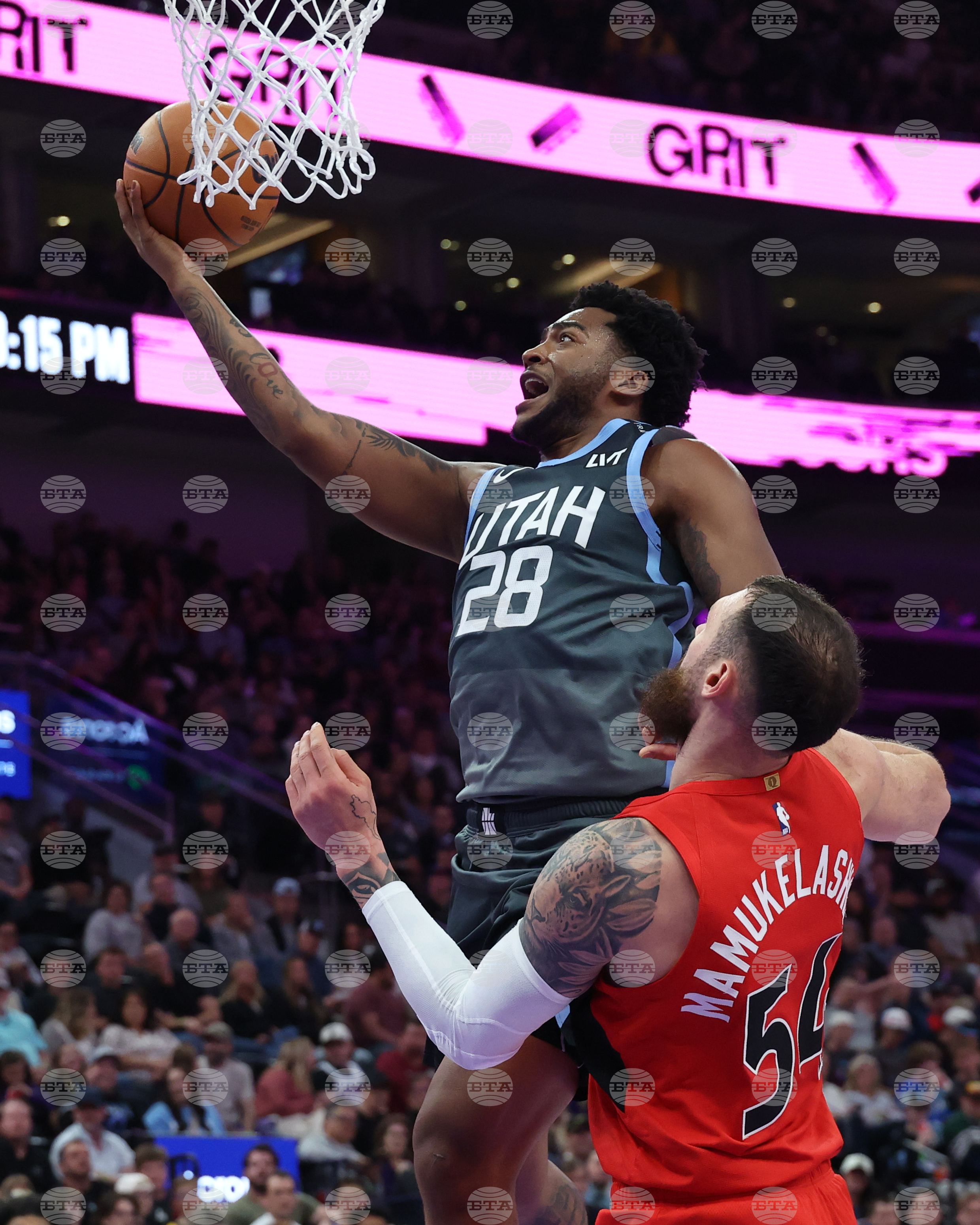 Raptors Jazz Basketball