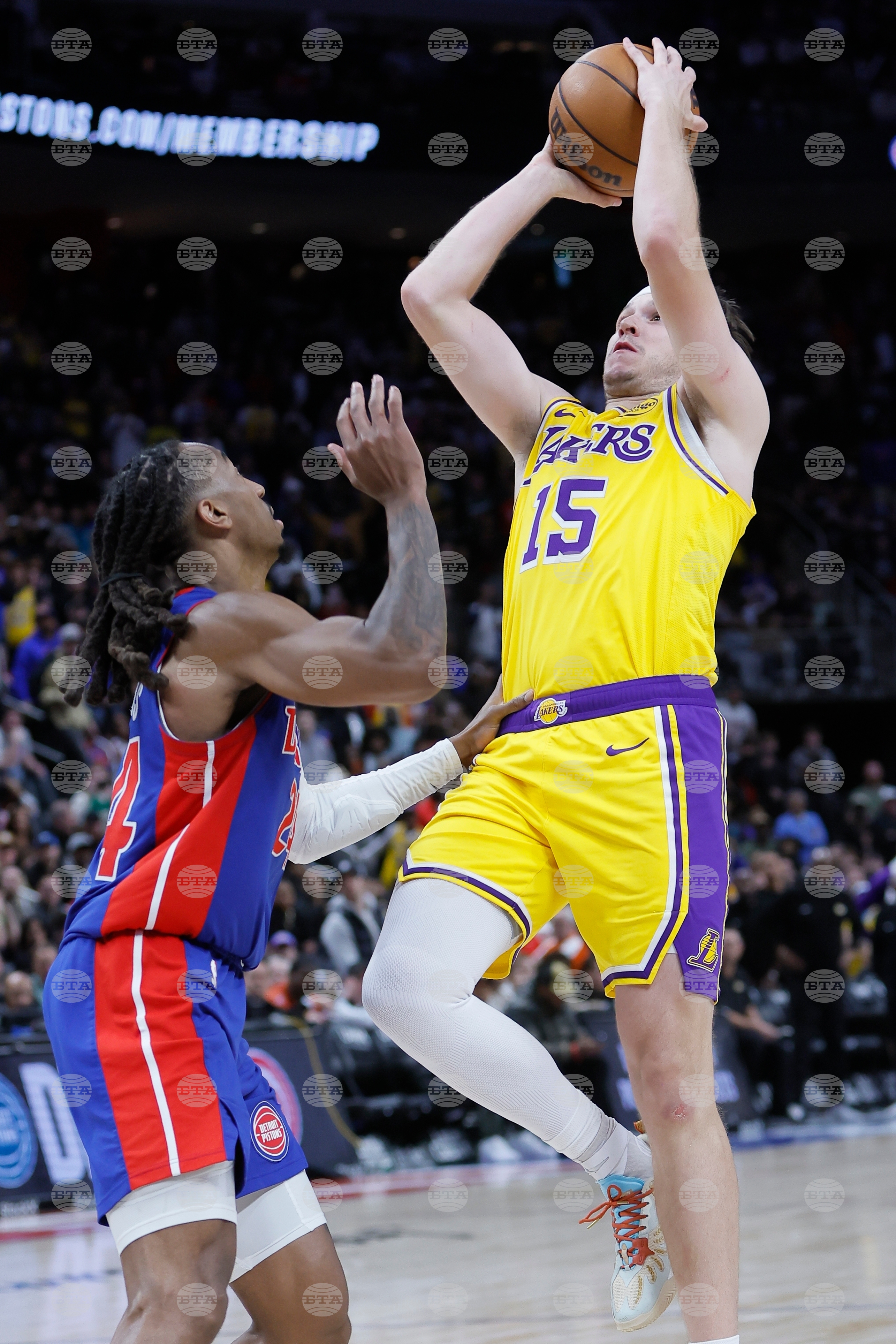 Lakers Pistons Basketball