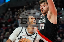 Nets Trail Blazers Basketball