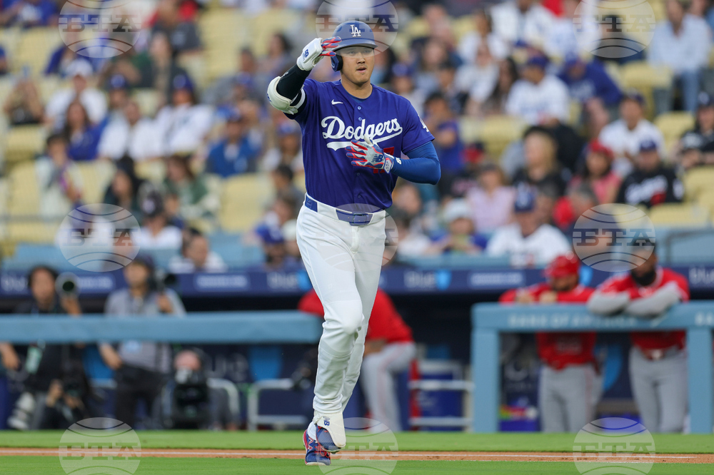 Angels Dodgers Baseball