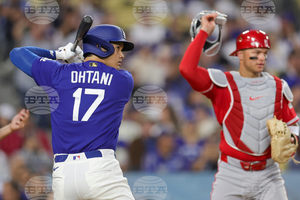 Angels Dodgers Baseball