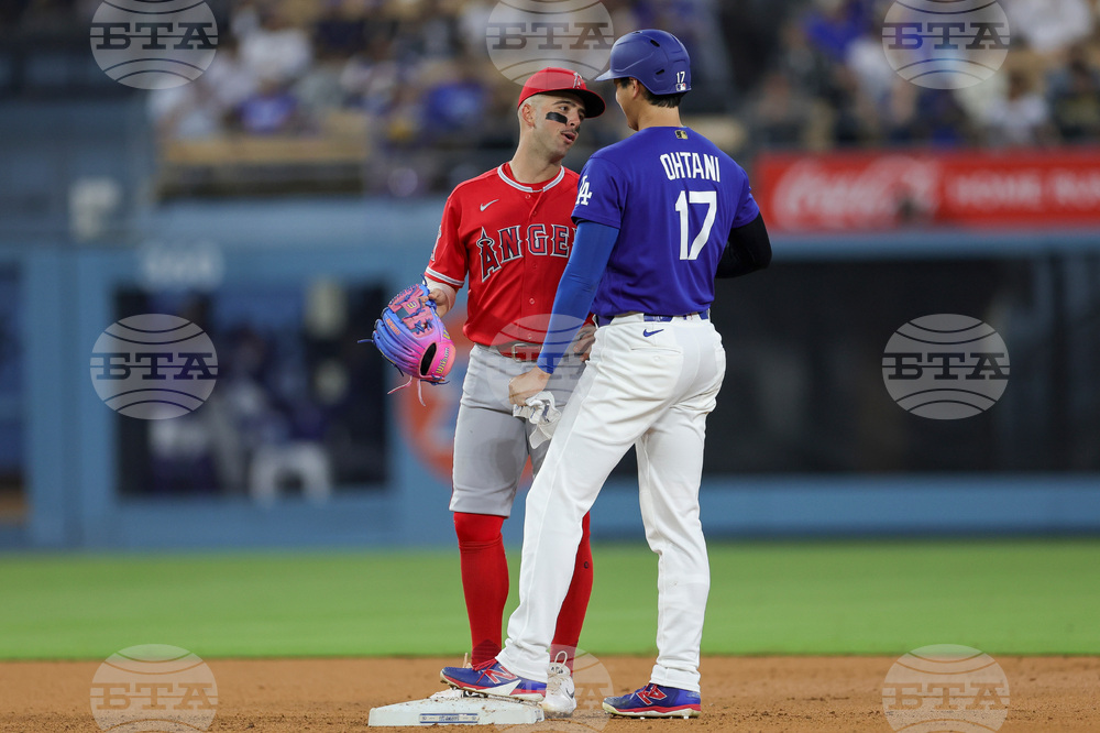 Angels Dodgers Baseball