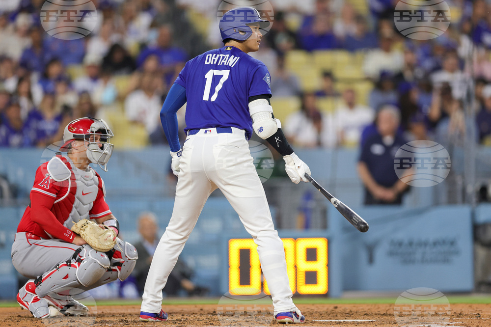 Angels Dodgers Baseball