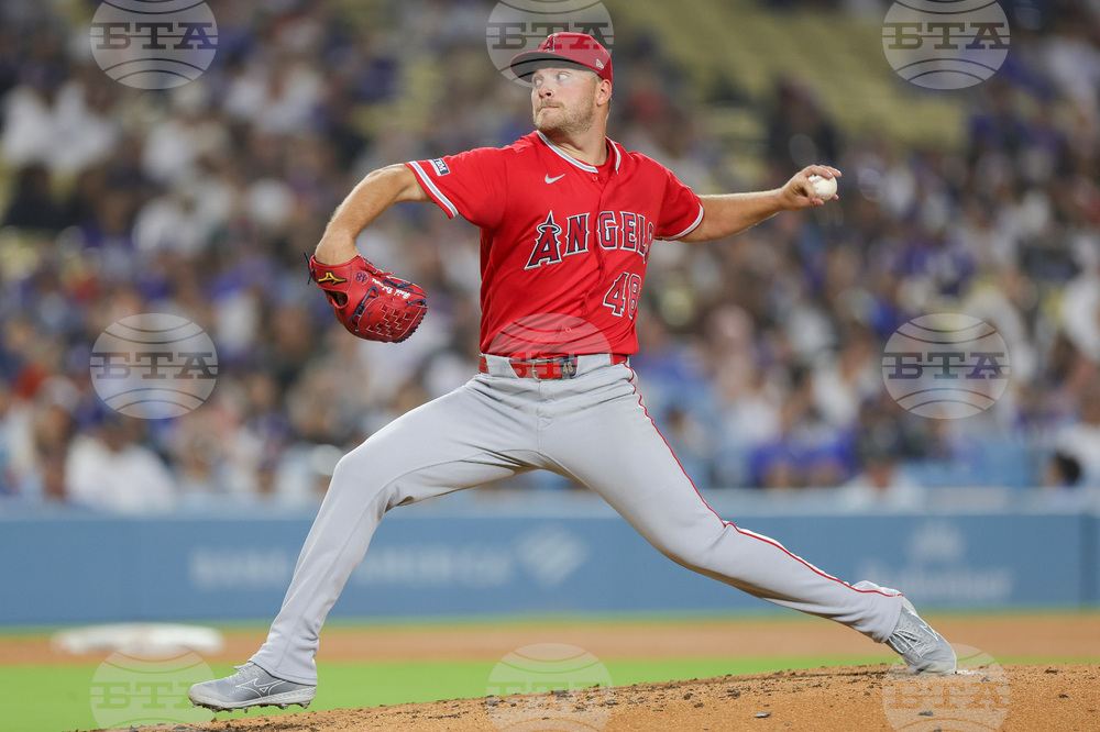 Angels Dodgers Baseball