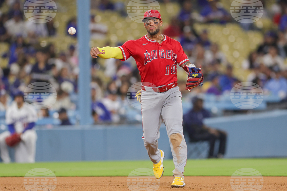 Angels Dodgers Baseball