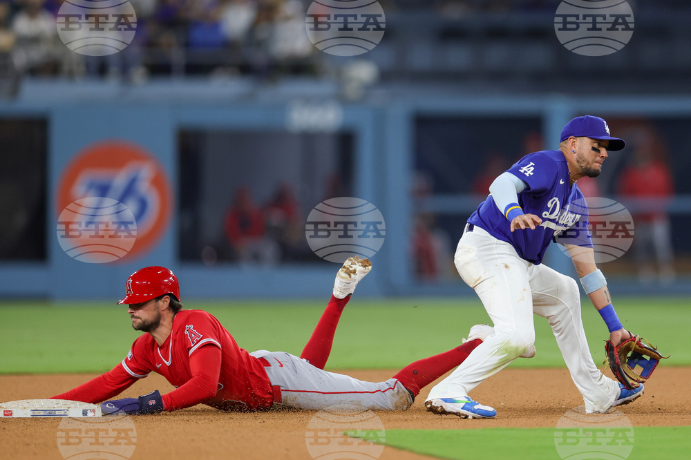 Angels Dodgers Baseball