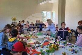 Село Широки дол - боядисване на яйца