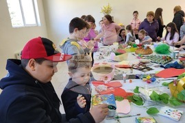 Село Широки дол - боядисване на яйца