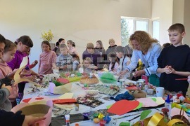 Село Широки дол - боядисване на яйца