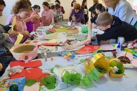 Село Широки дол - боядисване на яйца