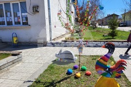 Село Широки дол - боядисване на яйца