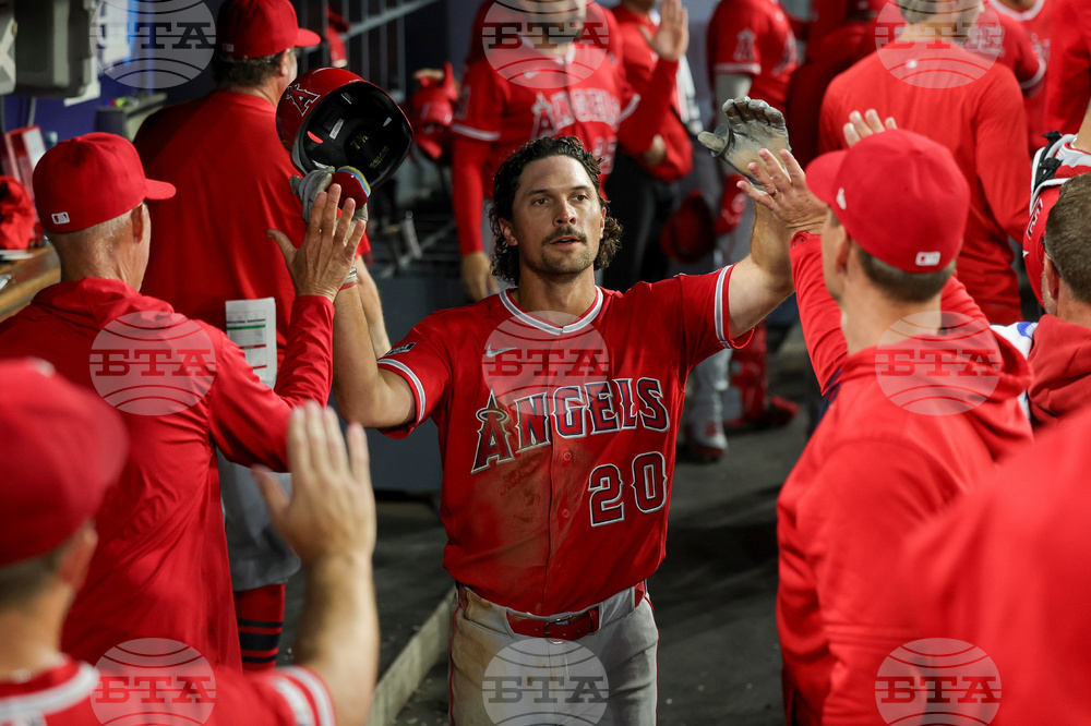 Angels Dodgers Baseball