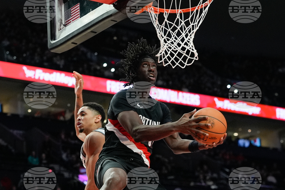 Nets Trail Blazers Basketball