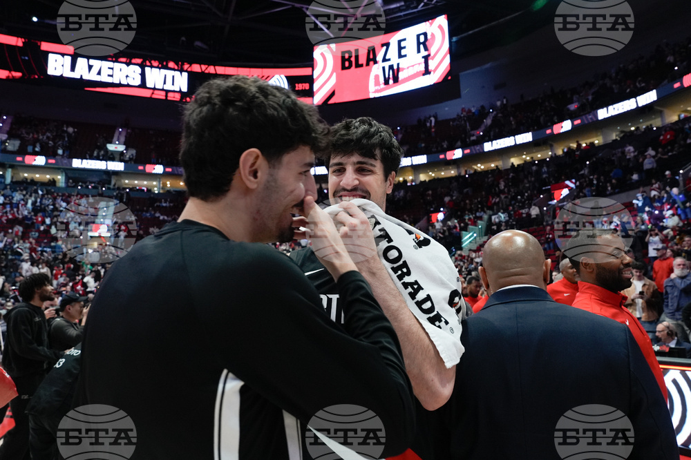 Nets Trail Blazers Basketball