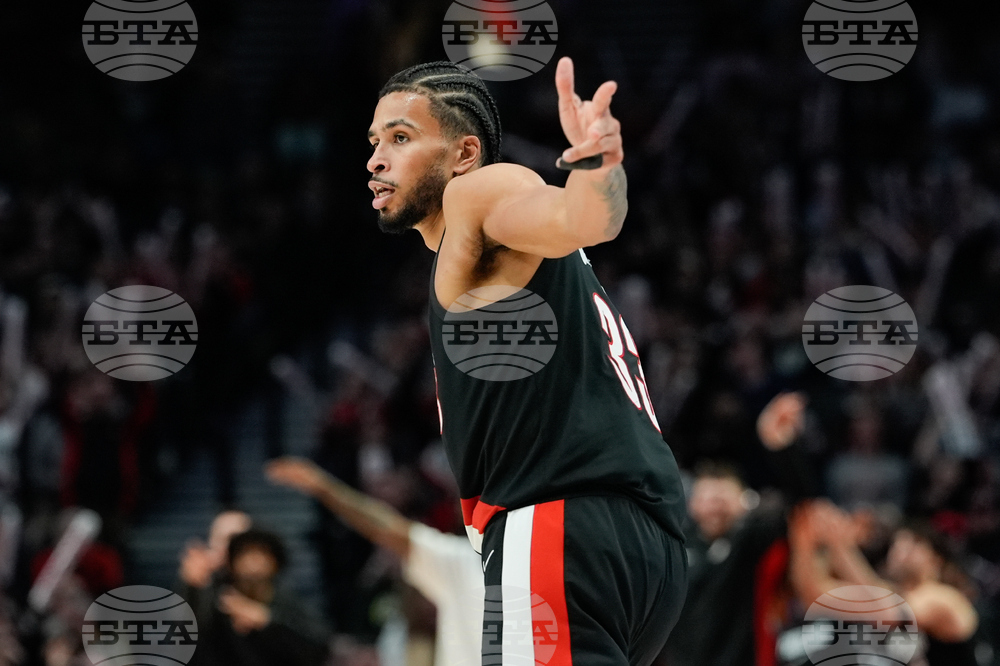 Nets Trail Blazers Basketball