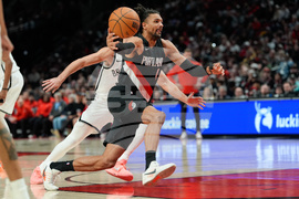 Nets Trail Blazers Basketball