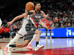 Nets Trail Blazers Basketball