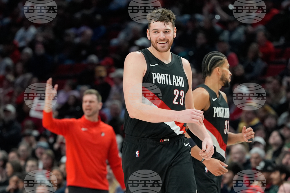 Nets Trail Blazers Basketball