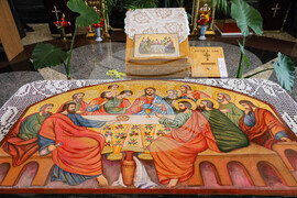 Бургас - Велики четвъртък - храм "Св. Николай Чудотворец" - нова икона