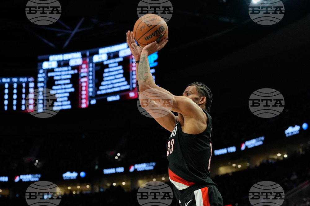 Nets Trail Blazers Basketball
