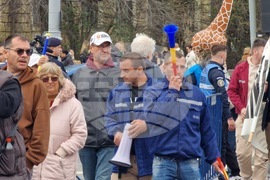 Румъния - Букурещ - миньори - протест