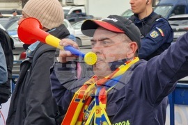 Румъния - Букурещ - миньори - протест