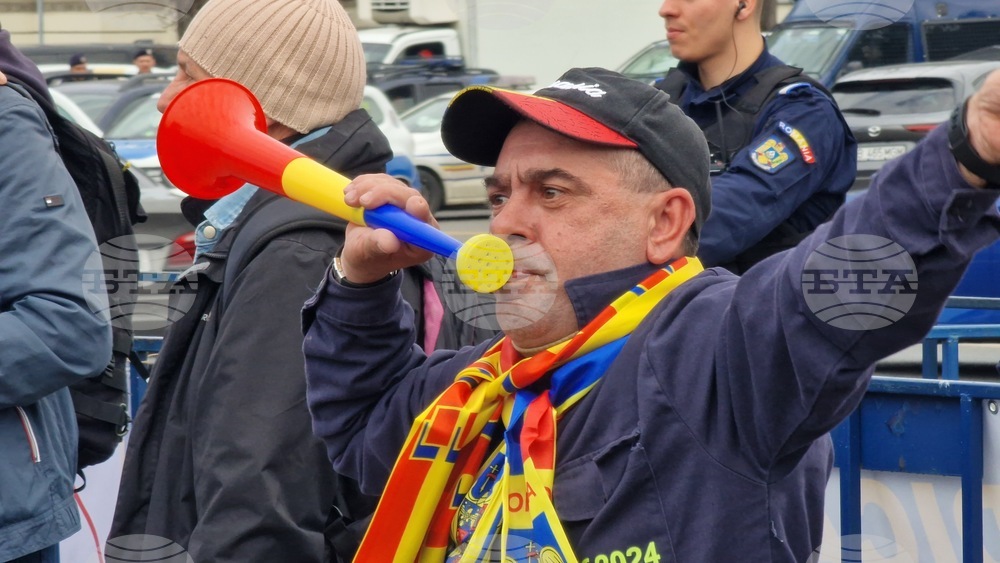 Румъния - Букурещ - миньори - протест