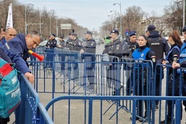Румъния - Букурещ - миньори - протест