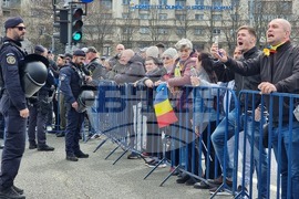 Румъния - Букурещ - миньори - протест