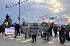 Булевард „Ботевградско шосе“ - протест - спряно движение